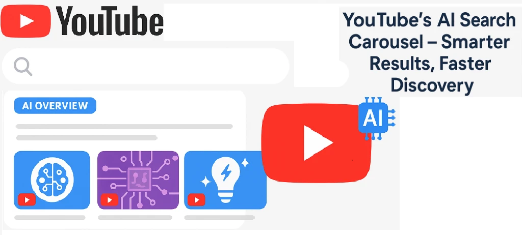 YouTube's new AI search carousel improves video discovery, modeled after Google's AI Overviews