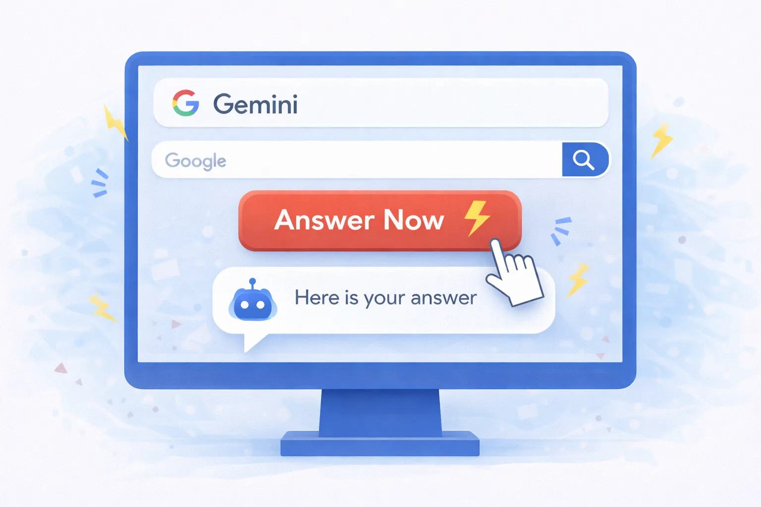 Google Adds Answer Now Button Gemini App