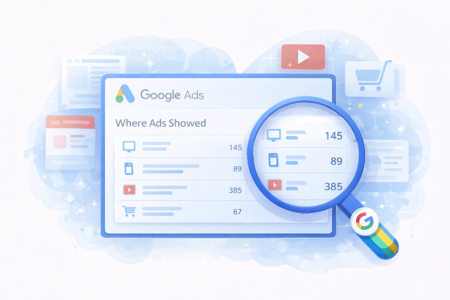 Google Ads PMax Placements Where Ads Showed