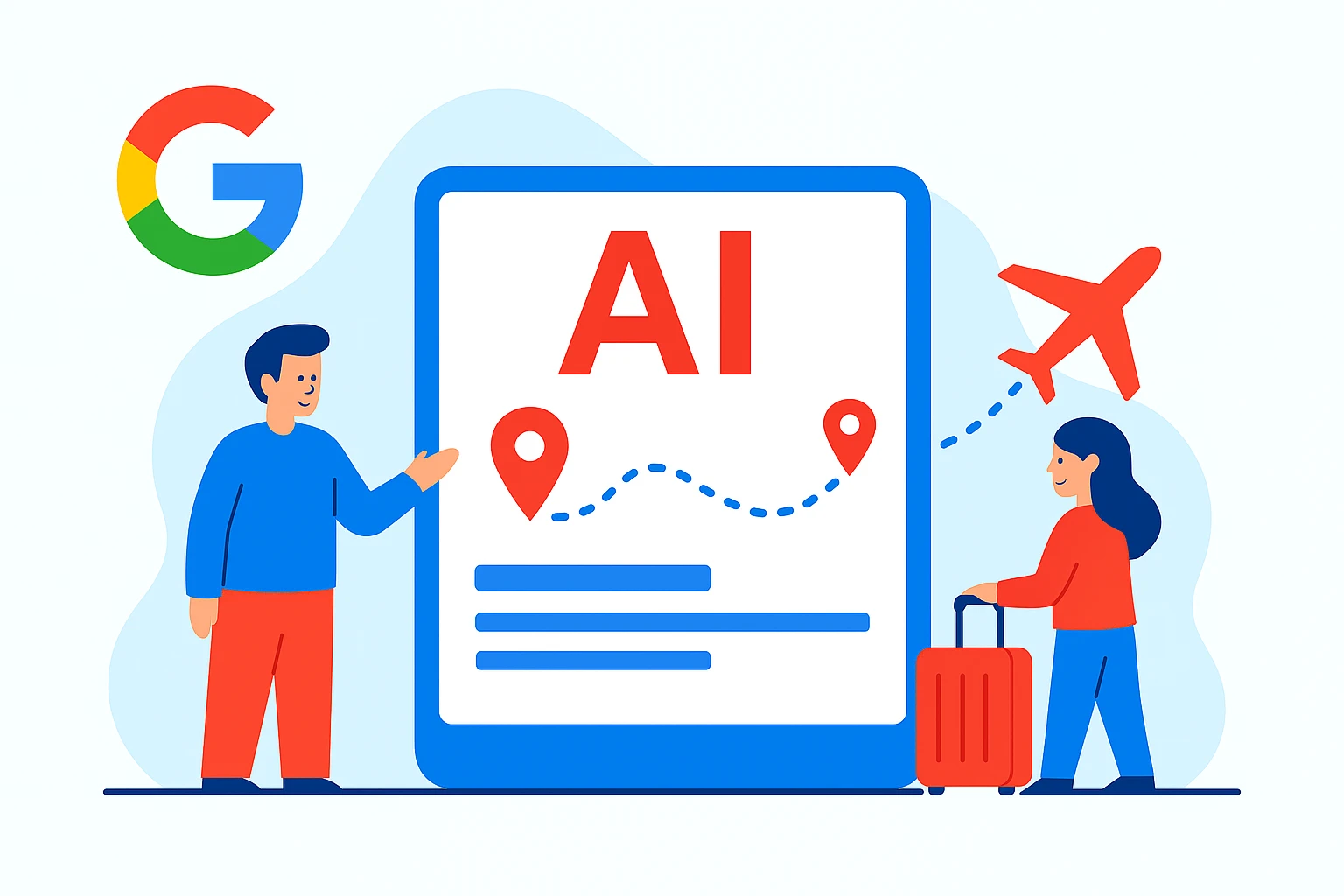 Google AI Mode Travel Planning Itineraries