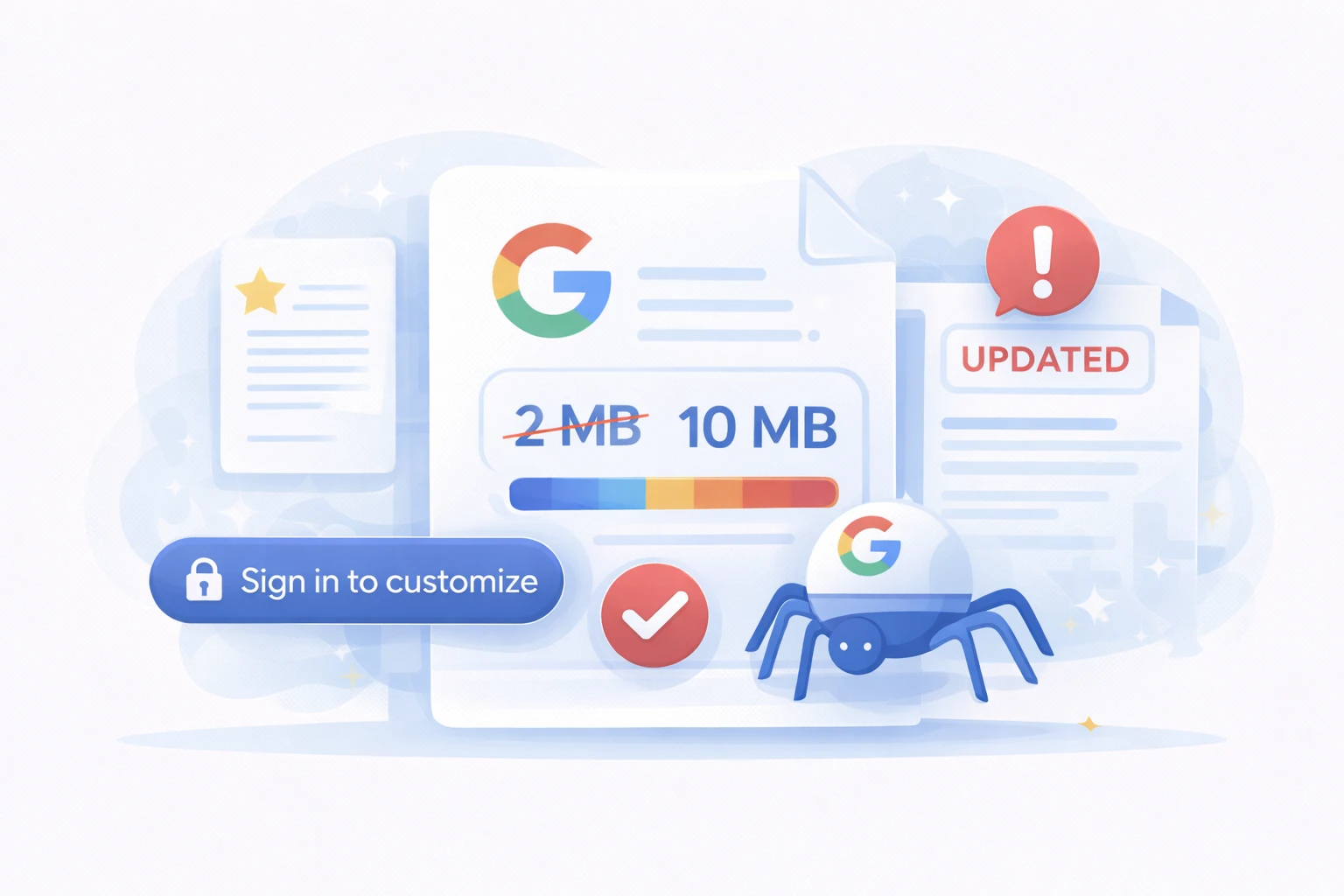 Google Crawler File Size Limits Update SEO