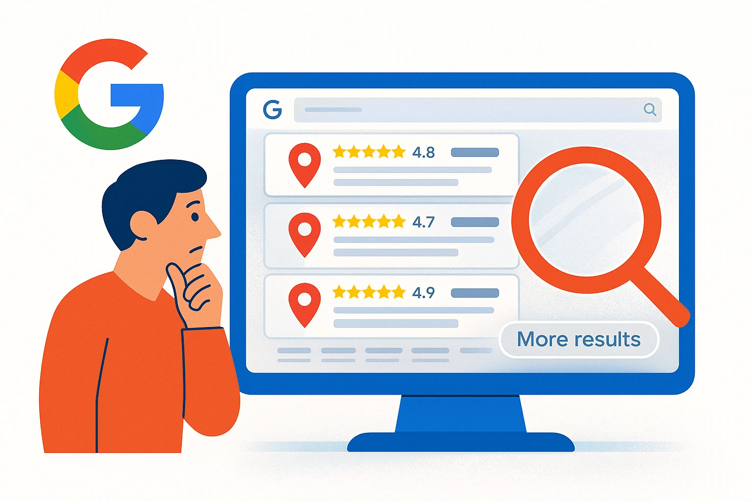 Google Local Service Ads More Results Button Test