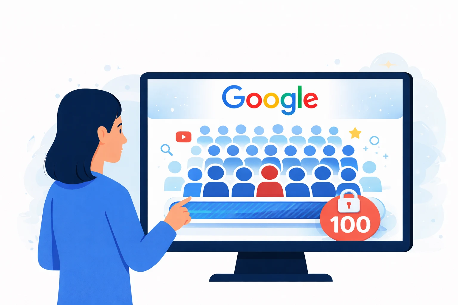 Google Lowers Audience Size 100 Users