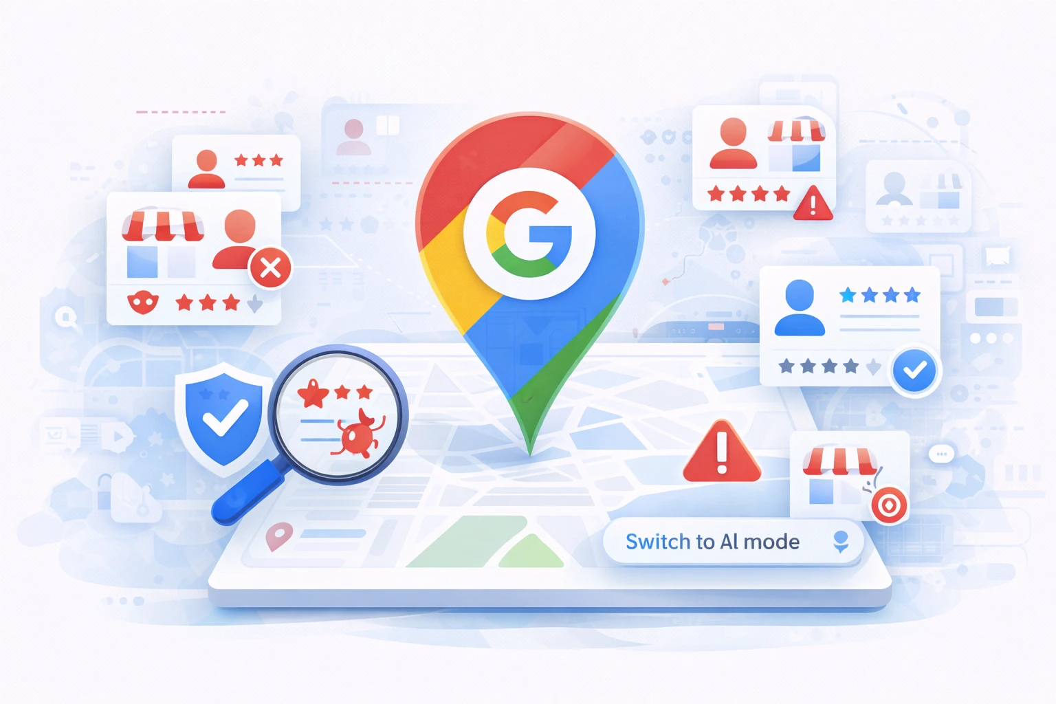 Google Maps Fake Reviews Profiles Crackdown