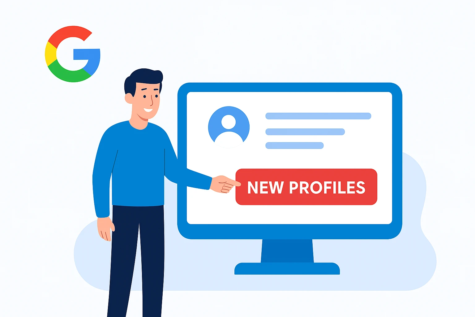 Google NMX New Profiles Button Update