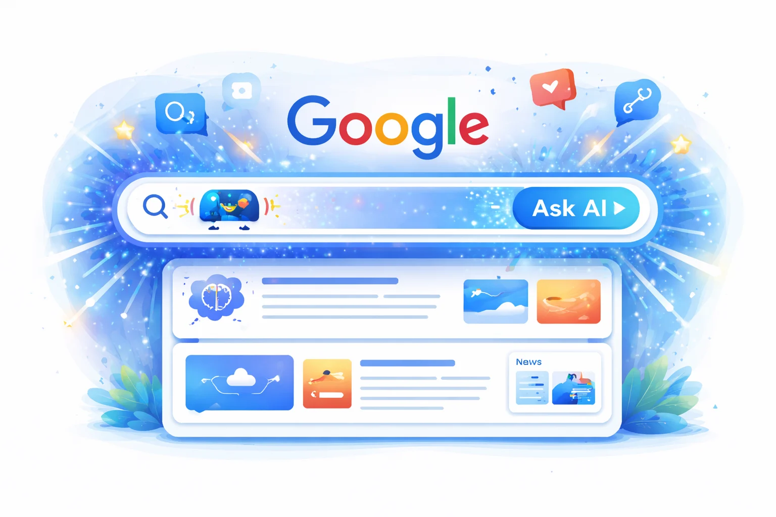 Google Search AI Mode Animation Test