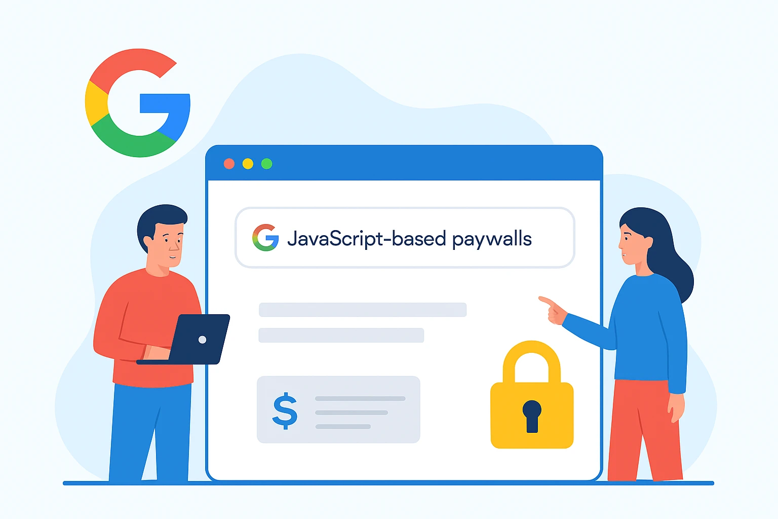Google Search Javascript Paywall Guidance