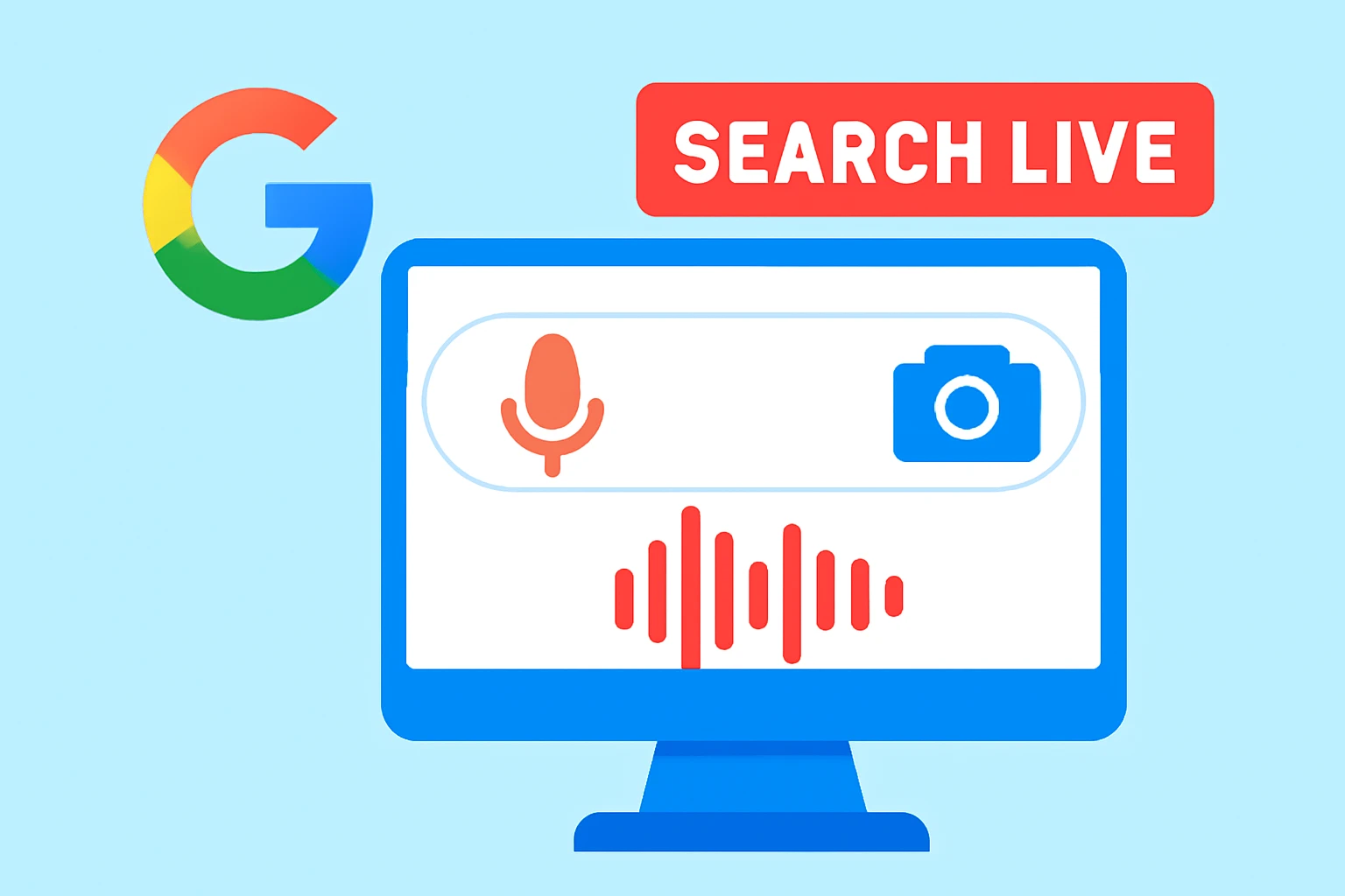Google Search Live AI Voice Camera