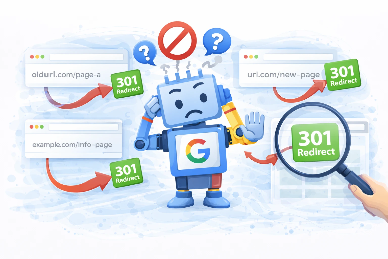 Google SEO Redirects Analysis Overkill
