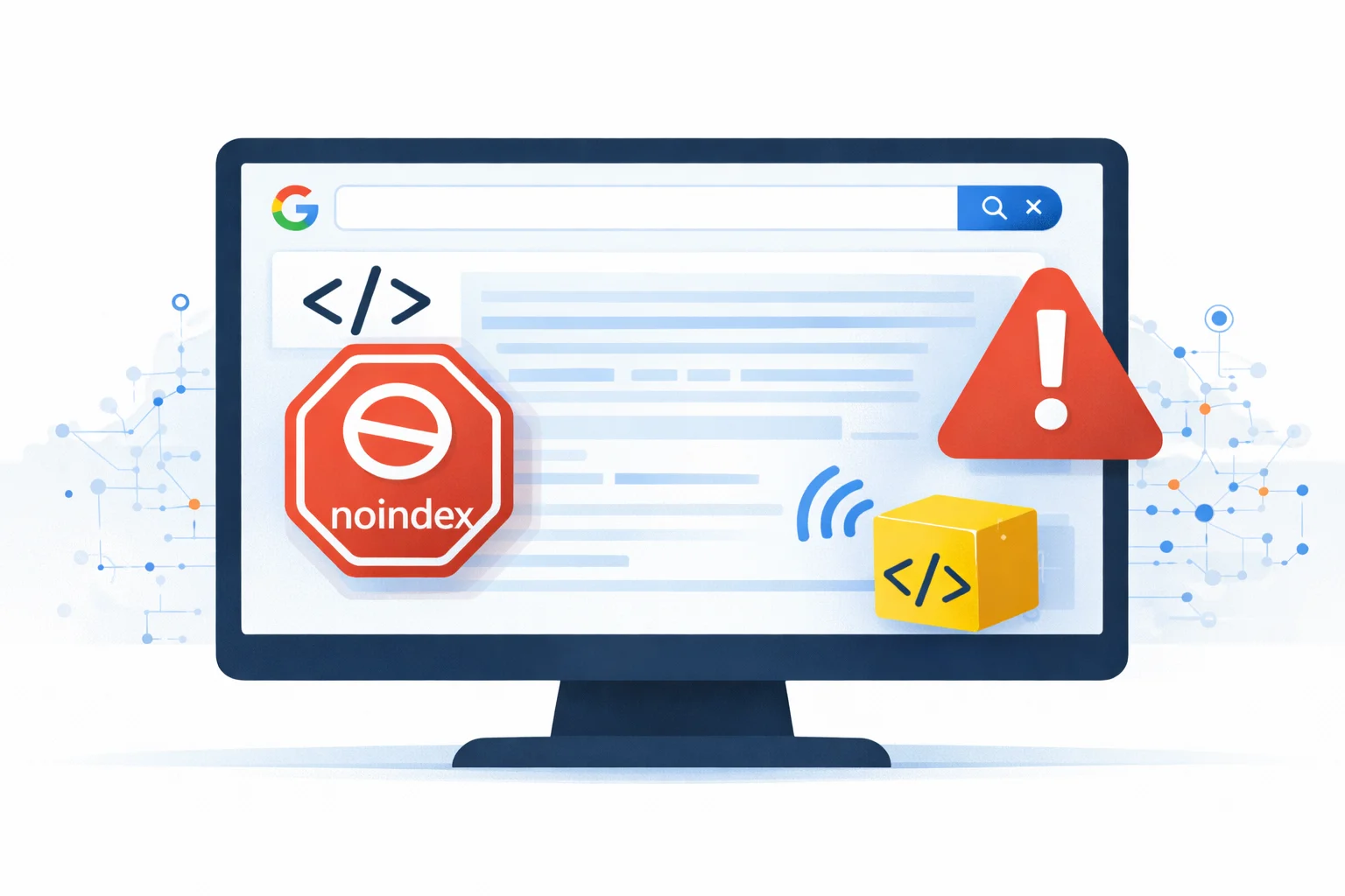 Google Warns Noindex Tags Javascript Pages