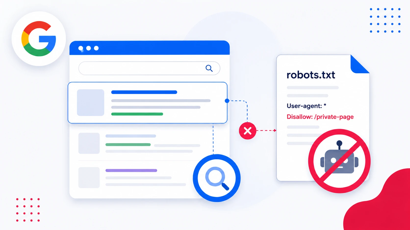 Robots.txt Blocked URLs Search Results