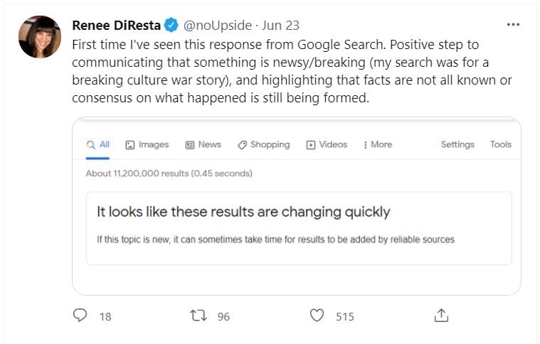 Renee DiResta on Twitter