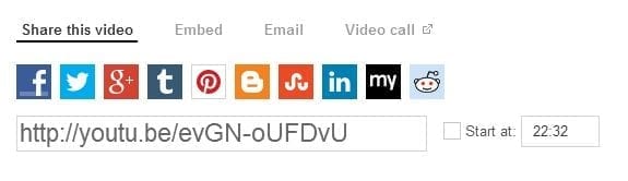 share buttons on your channel