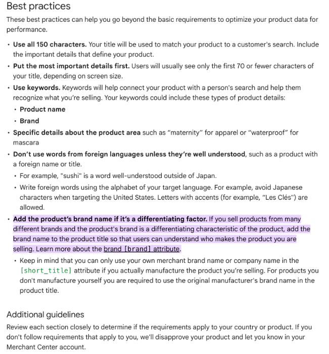 Best Practices to Follow