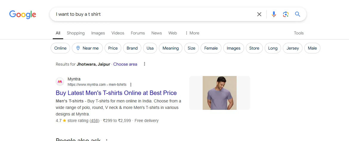 how ai analyses search intent