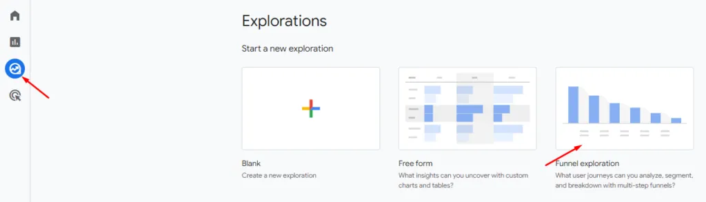 funnel exploration report