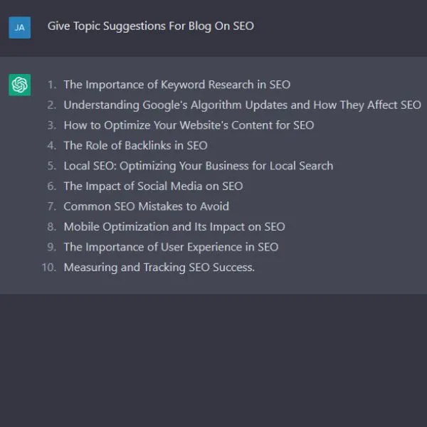 Find Blog Topic With ChatGPT