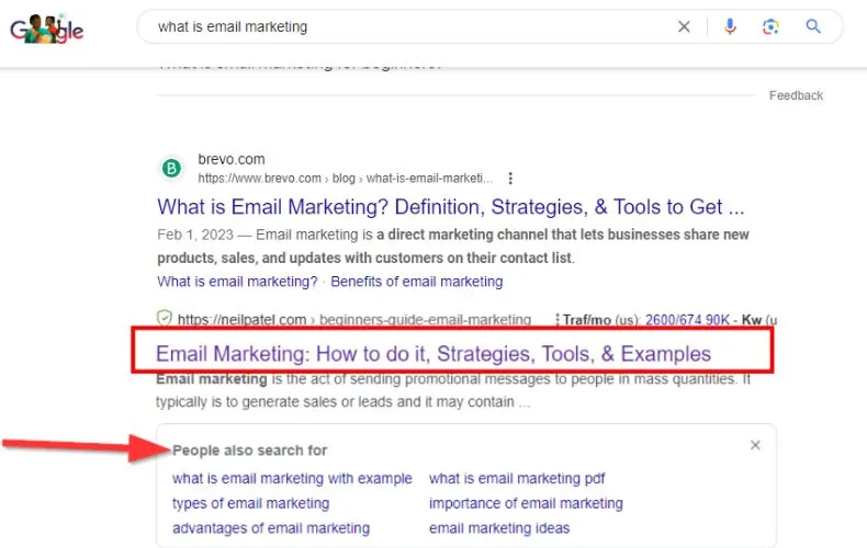 What Do You Mean People Also Search For