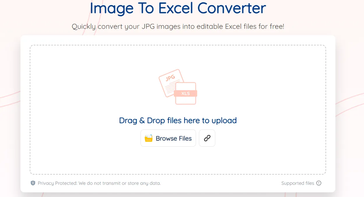 Image To Excel Converter