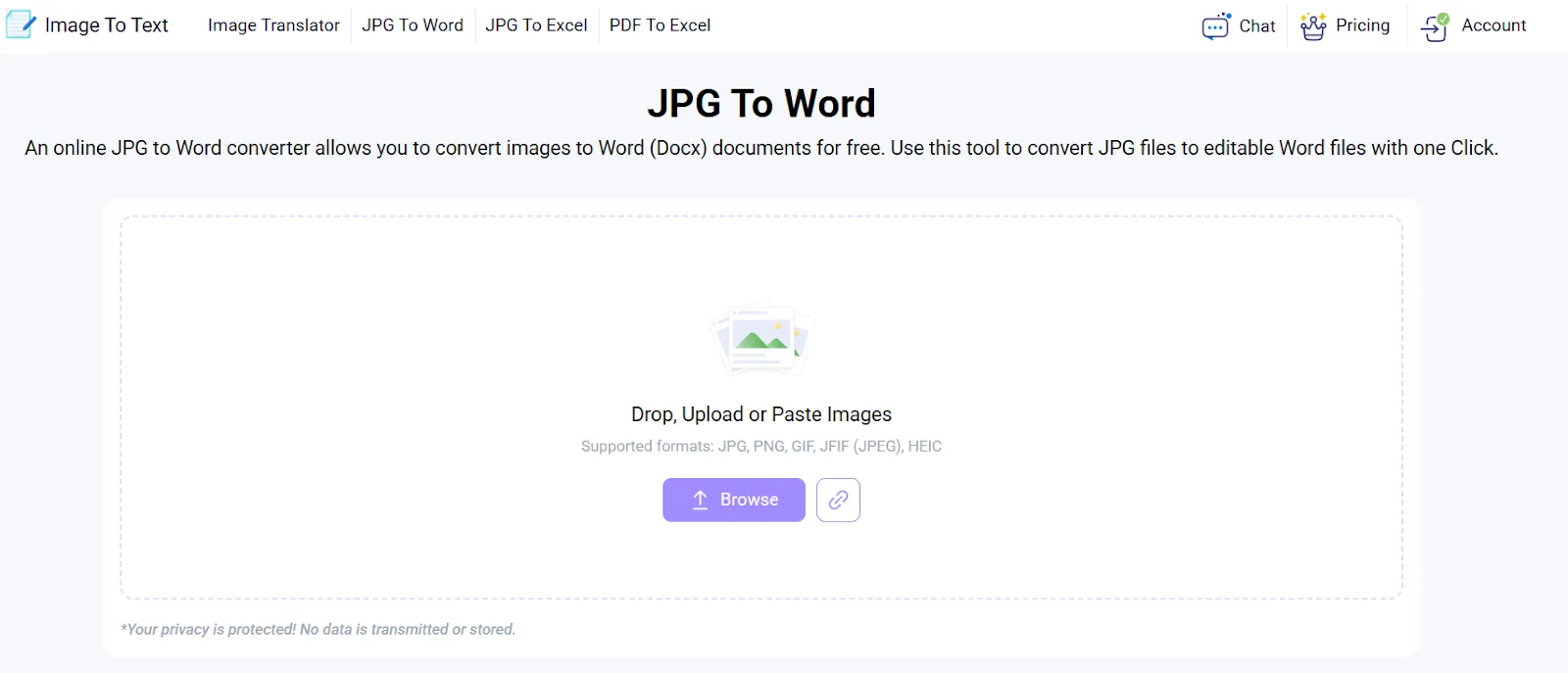 Image To Word Converter
