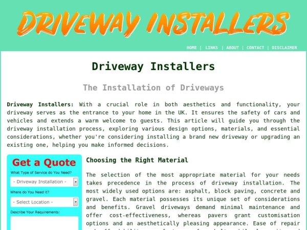 drivewayinstallers.uk