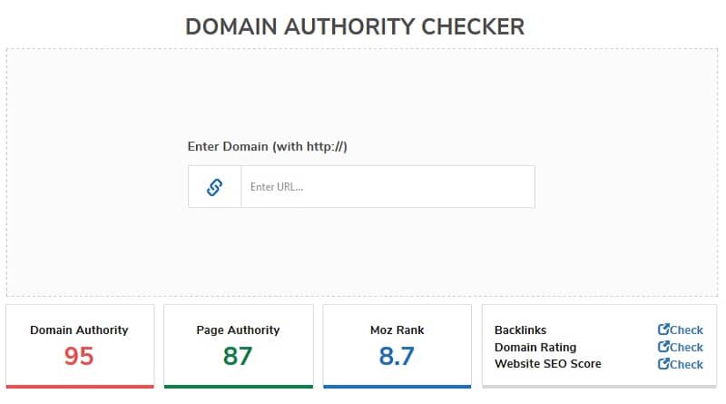 Domain Authority checker - Best Free SEO Tools &amp; AI Tools
