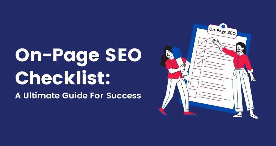on-page seo checklist a comprehensive guide